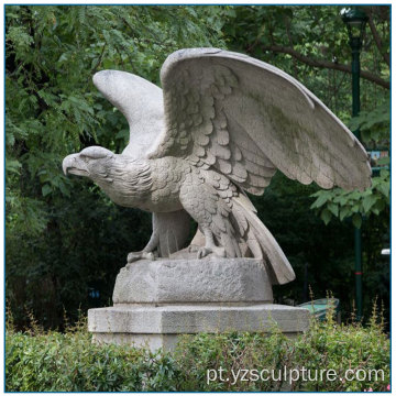 Estátua da águia de pedra para a decoração ao ar livre